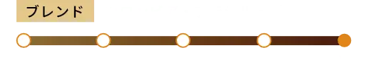 ブレンド：コロンビア、ブラジル、グァテマラ　深煎り