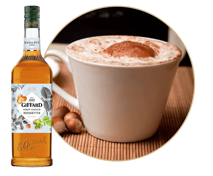 ヘーゼルナッツラテ