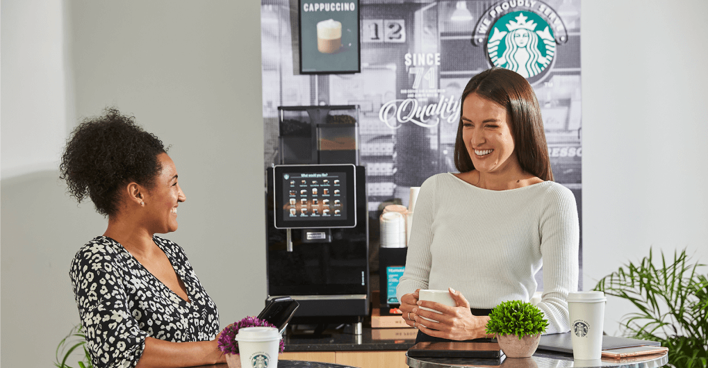 We Proudly Serve Starbucks® コーヒープログラム