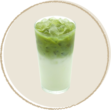 アイス抹茶ラテ Matcha Iced Matcha latte